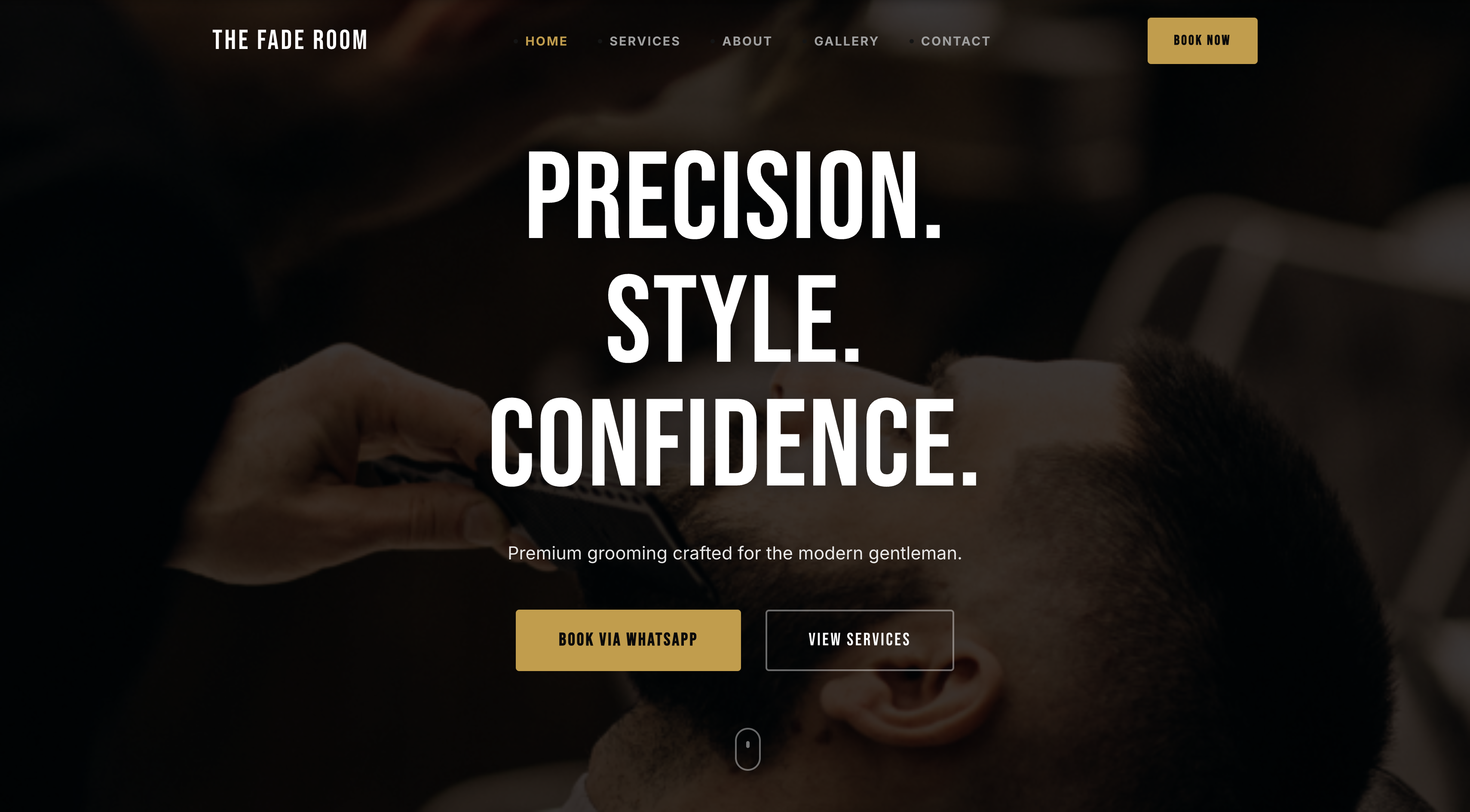 The Fade Room Website Screenshot